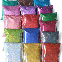 Poudre de paillettes fines décoratives en gros, sacs de 50g, paillettes holographiques en polyester pour artisanat, résine, gobelets et nail art