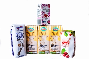 Laminated Milk Carton Leak Proof <b>Liquid</b> Beverage Packaging Box - Product Image 3