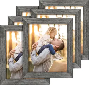 مجموعة إطارات صور من 6 قطع 8×10 إطارات صور كالجيزة ذات طابع ريفي لمنزل ريفي إطارات لوحات فنية مجموعة إطارات جدارية للمنازل تُوضع على الطاولة العلوية والحائط للعرض