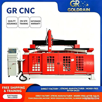 Kunststatuen-Schaumstoff-Schnitzmaschine 5-Achsen-CNC, Günstige Skulptur-Schaumstoff-Schneidemaschine 5-Achsen-CNC-Fräse, 3D 4D 5D Fräsmaschine für Formenbau