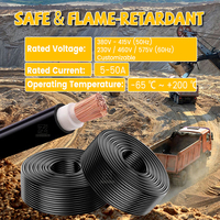 Cable Sumergible de Bajo Voltaje JHS 380V, Impermeable, con Conductor de Cobre y Revestimiento de Goma/EPDM para Aplicaciones Industriales