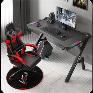 Ensemble Chaise et Table de Gaming en Gros pour <span class=keywords><strong>PC</strong></span>, Table de Course Informatique avec Lumières LED RGB, Table de Jeu pour Gamers - Product Image 3