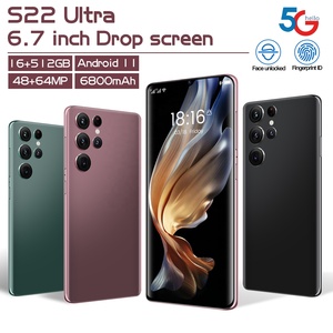 Smartphone original <span class=keywords><strong>S22</strong></span> Ultra 6.9 pouces plein écran 16 + 512 Go Android débloqué Dual Sim Smart Gaming téléphone mobile cellulaire - Product Image 2