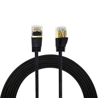Kabel Patch Ethernet Cat7 Kecepatan Tinggi S/FTP Kabel Jaringan Terlindung 10Gbps 600MHz RJ45 Kabel LAN Cat 7