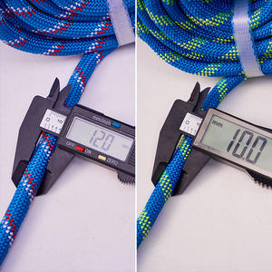 Corda da arrampicata in Nylon 1L per discesa rapida 11mm per addestramento legato verso l'esterno antincendio salvavita lavoro aereo campeggio escursionismo - Product Image 4