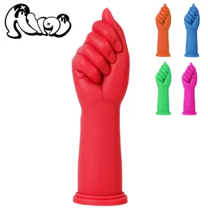 Aimitoy enorme lindo puño realista en forma de Butt Plug silicona Anal consolador con ventosa punto G consolador juguetes sexuales para mujer