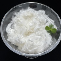 Fibre de viscose de bambou à fine densité 1.2D et 1.4D, bonne fluidité de filature pour la fabrication de fils mélangés au coton