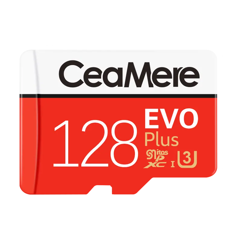 High Quality 100% Authentic 16GB 32GB 64GB 128GB 256GB 512GB Micro Flash TF SD Cards EVO Plus Class 10 U1 U3 Ceamere Memory Card