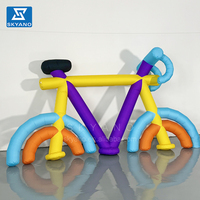 Bicyclette de simulation gonflable Vélo gonflable publicité promotion accessoires