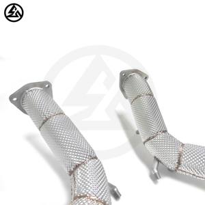 Tubería de Escape de Competición CSZ ODM para <span class=keywords><strong>Porsche</strong></span> 718 <span class=keywords><strong>Cayman</strong></span> GT4 RS 4.0L con Protector Térmico, Venta al por Mayor de Fábrica - Product Image 4