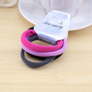 Seamless Towel <b>Ring</b> Hair Ties 25x6cm High Elasticity Fabric Daily Use One Card Four Colors - Product Image 2