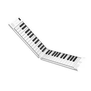 プロのポータブル練習音楽アレンジメントモデル49キーデジタルミュージカルミニピアノ電子ピアノロールアップピアノ