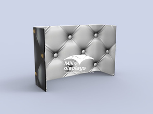Cabine de façade <span class=keywords><strong>DJ</strong></span> super rapide portable 6X2X4ft retangular couverture de scrims réversibles cabine de panneau avant entourée de <span class=keywords><strong>DJ</strong></span> pour le mariage - Product Image 3