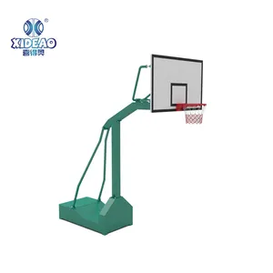 Outdoor Beweegbare Basketbal Stand Hoepel En Nylon Net