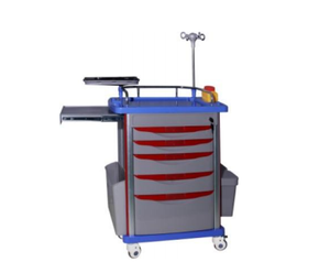 ЕС-стандартная тележка для неотложной медицинской помощи ABS-модульная пластиковая тележка для больниц и клиник - Product Image 2