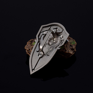 World of Warcraft Lion Shield 9,5 cm 64G Aleación de Zinc artesanía Metal <span class=keywords><strong>pequeño</strong></span> juguete Mini modelo - Product Image 3