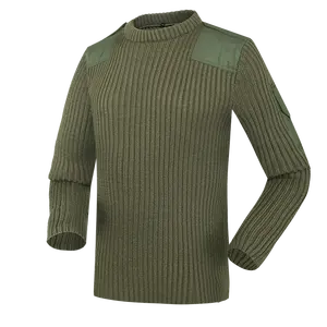 Хорошее качество, модный тканый трикотажный длинный рукав с круглым вырезом, шерстяной зимний мужской свитер