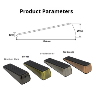 פרימיום דלת חובה כבדה ללא החלקה גומי וסגסוגת אבץ עובד בחוזקה על כל פקק דלת טון ברונזה - Product Image 2