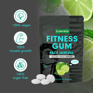 Meilleure Vente Chewing-Gum de Fitness 100% Vegan Sans Sucre Goût Citron pour l'Entraînement de la Mâchoire - Product Image 2