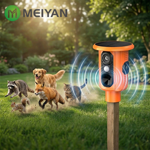 ขายส่ง ที่ชาร์จพลังงานแสงอาทิตย์แบบ Type-C ชาร์จคู่ 360 องศา °   เครื่องไล่สัตว์ด้วยคลื่นอัลตราโซนิก ไฟ LED กระพริบ <span class=keywords><strong>4</strong></span> ดวง บันทึกเสียงได้ 20 วินาที รับผลิตแบบ OEM - Product Image 5