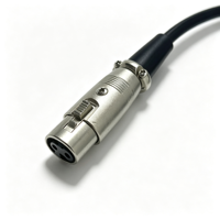 Câble adaptateur XLR mâle vers femelle équilibré avec connecteurs en alliage de zinc pour appareil photo et ordinateur