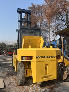 รถยกดีเซล Komatsu FD160 มือสองจากญี่ปุ่น ขับเคลื่อน 4 ล้อ เสากระโดงสามท่อน ยางลม ความสูงยก 3.5 เมตร เครื่องยนต์ Isuzu สำหรับงานก่อสร้างกลางแจ้ง - Product Image 2