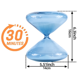 Creatività fatta a mano 5 10 30 60 minuti Timer sabbia con 7 vetro colorato minimalista grande clessidra sabbia timer per la casa - Product Image 3