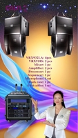 Calm Professional Haut-parleurs de système de son audio passif à gamme complète de 12 pouces Garantie 3 ans VRX932 + VRX918S
