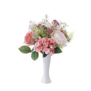 Ramo de Rosas Artificiales Yunshui, Tela Plástica Tejida, Decoración para Bodas y Hogar CF01443 - Product Image 5
