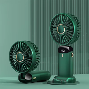 Mini ventilador de mano portátil con pantalla digital Pequeña Oficina eléctrica y regalo para estudiantes para uso doméstico RV y hotel - Product Image 2
