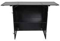 Portable Foldout Mobile DJ Combo Table Bureau Façade avec Roues