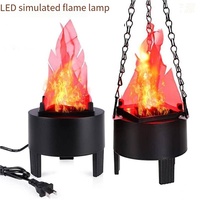 Lampe à flamme verticale LED, simulation de feu de camp, décoration de bar KTV, maison hantée, lampe de scène, bol à feu électronique, lampe IP44 2700K
