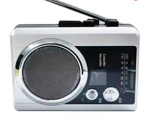 Retro <b>Portable</b> AM FM <b>Radio</b> Cassette Recorder Player With Built-in Mic Speaker For Student English Learning Home Outdoor Travel - Product Image 1