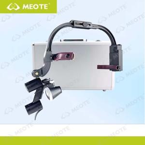 Lupa <span class=keywords><strong>Dental</strong></span> Lupa 5W LED Headlight Set 5 6 8x Lupas Binoculares <span class=keywords><strong>de</strong></span> gran aumento Negro Plata Azul Púrpura UE EE. UU. Enchufe - Product Image 6