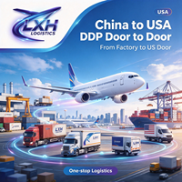 Transport aérien Chine-USA, service DDP porte-à-porte, transitaire LXH Logistics