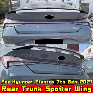 Aileron de coffre arrière, aileron de toit arrière compatible avec Hyundai Elantra 7ème génération 2021, kit carrosserie, accessoires auto - Product Image 4
