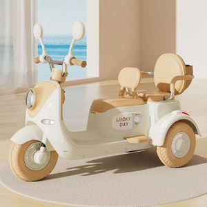 Scooter électrique à batterie rose 12V, chariot de transport multifonctionnel pour enfants, planche à roulettes électrique avec moto à 3 roues - Product Image 3