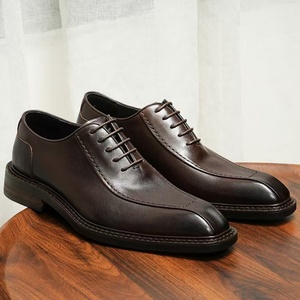 Zapatos de Vestir de Cuero Genuino Premium para Hombre, Calzado Formal de Negocios de Piel de Vaca, Transpirable y Duradero - Product Image 4