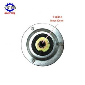 2 yuvaları 20mm 6 <span class=keywords><strong>Spline</strong></span> debriyaj kasnak takma Mini yeke mikro-yeke yedek parça için traktör - Product Image 3