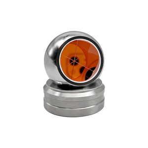 Mini-prisme en cuivre de 25,4 mm avec base magnétique pour la topographie de pistes et de sentiers, mini-prisme de mesure magnétique - Product Image 5