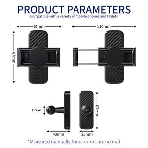 Soporte Magnético Universal para Teléfono, de ABS y Silicona, con Rotación de 360°, Liberación con un Toque, Flexible, para Escritorio y Auto, Gran Venta - Product Image 6
