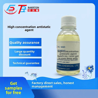 Agent antistatique haute efficacité pour fibres synthétiques, durable à faible humidité, auxiliaire de finition textile