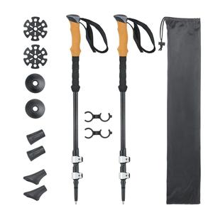 <span class=keywords><strong>Bastones</strong></span> de senderismo nórdicos plegables y telescópicos con mango de corcho, <span class=keywords><strong>bastones</strong></span> de aluminio para senderismo - Product Image 6
