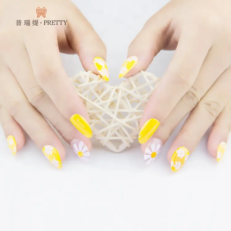 Rõ Ràng Màu Móng Tay Giả Nghệ Thuật Có Thể Tháo Rời Mẹo Thạch Gel Báo Chí Trên Móng Tay Hộp Full Bìa Nail Glue Cho Lời Khuyên