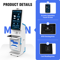 Sistema de Gestión de Bibliotecas RFID, Kiosco de Autoservicio para Préstamo y Devolución de Libros para Bibliotecas, Compatible con SIP2, NCIP, SDK, API, OEM, ODM
