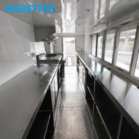 WEBETTER DOT COC Food Truck à 2 étages, cuisine complète, chariot de fête mobile, remorque à café et à nourriture à double étage