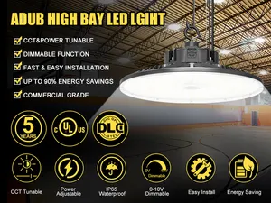 LED UFO 100W150W200W400W産業用照明ハイベイランプフィクスチャ倉庫ガレージキャノピーライトUFOLEDハイベイライト