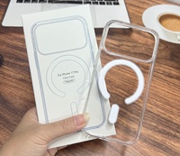 Tendance magnétique Transparent étui de téléphone portable pour iPhone 17 16 Pro Max 15 14 Plus 13 12 11 Xr Xs max antichoc clair couverture mobile