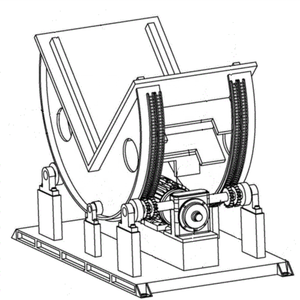 Tùy chỉnh cuộn dây thép doanh thu máy 5 tấn tự động cuộn dây điện <span class=keywords><strong>tilter</strong></span> hỗ trợ 90 độ nghiêng upender - Product Image 6
