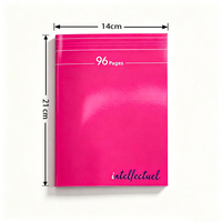 Cuaderno de ejercicios cosido a mano con rayas francesas, cuaderno escolar con cubierta suave impresa a todo color